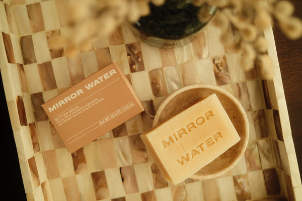 Mirror Water Shea Butter Brick Solid Face & Body Cleanser